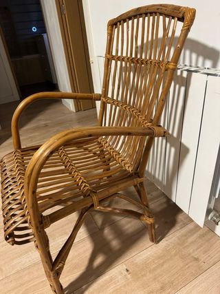 Silla de mimbre estilo VINTAGE  nueva