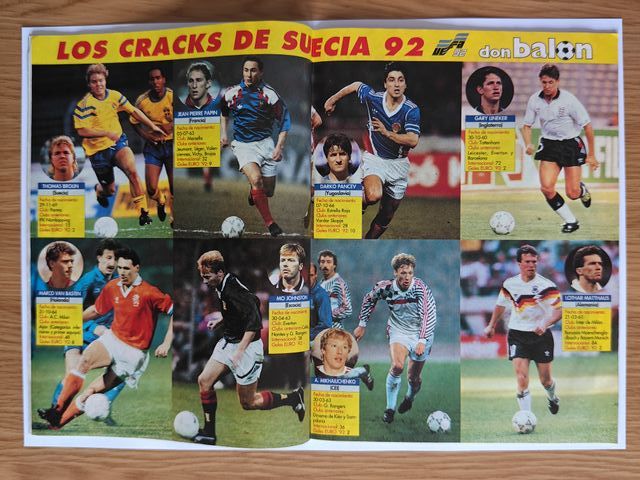 Revista Don Balón Suecia 92