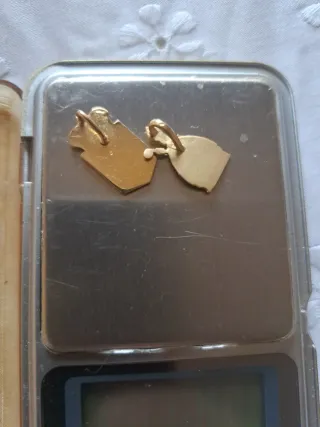 Mapa Navarra y San Fermín Oro 18k