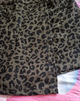 Gonna donna fantasia leopardata