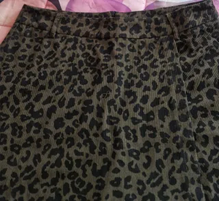 Gonna donna fantasia leopardata