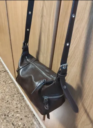 Bolso bandolera marrón