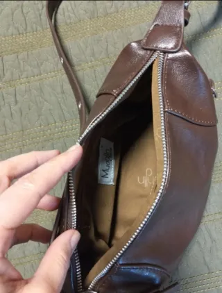 Bolso bandolera marrón