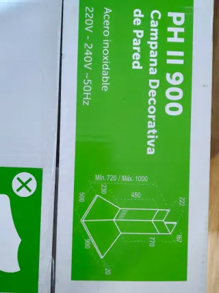 Campana Extractora Control Air PH II 900