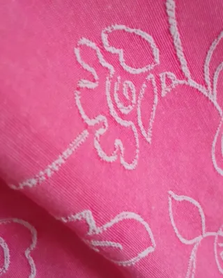 Cortinas Rosas con Estampado Floral