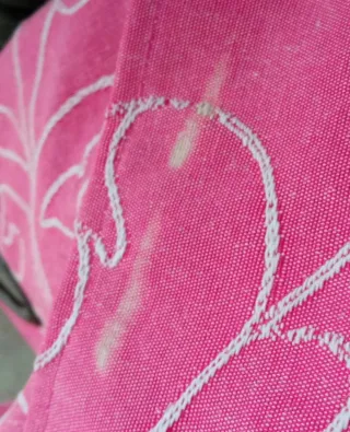 Cortinas Rosas con Estampado Floral