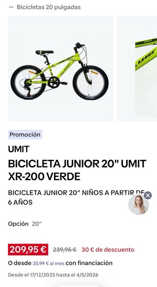 Bicicleta Rockrider verde