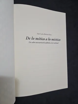 Libro De lo mítico a lo místico