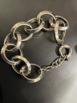 Bracciale donna bronzo cerchi grandi