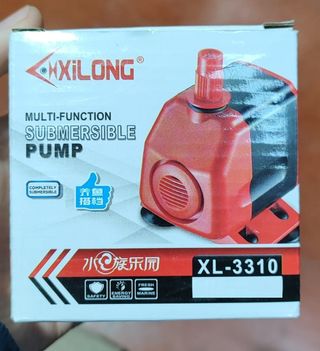 BOMBA AGUA SUMERGIBLE ESTANQUE ACUARIO PECERA