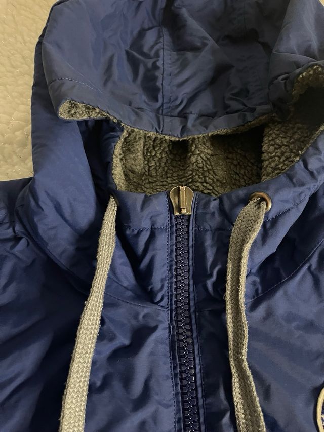 Giacca North Sails blu con cappuccio