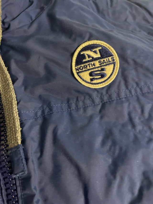 Giacca North Sails blu con cappuccio