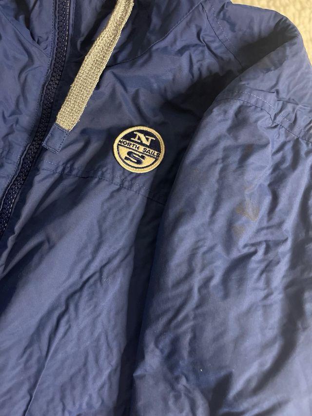 Giacca North Sails blu con cappuccio