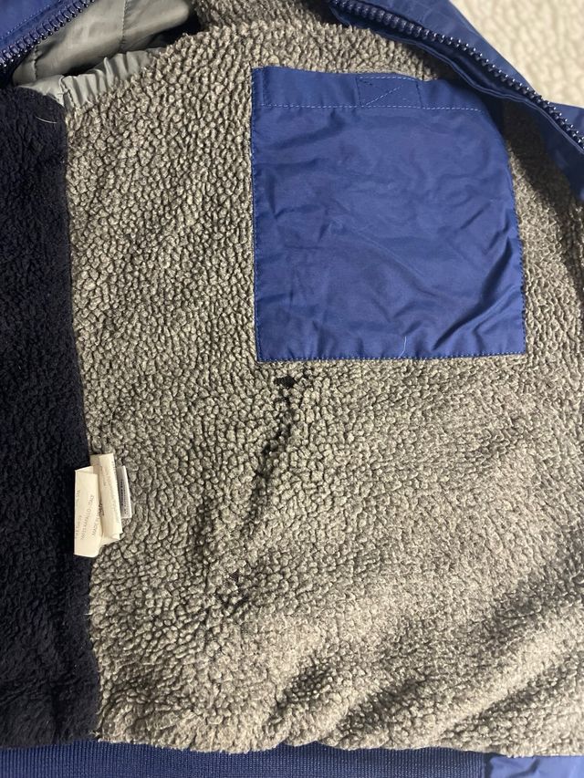 Giacca North Sails blu con cappuccio