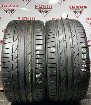 245 35 18 Y BRIDGESTONE RUEDA AL 90% VIDA UTIL