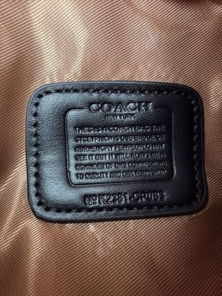 Bolso Coach Beige y Dorado