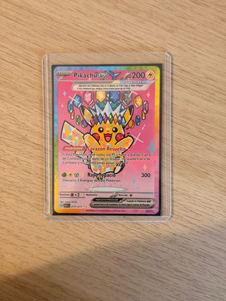 Pikachu EX Teracristal Carta Pokémon