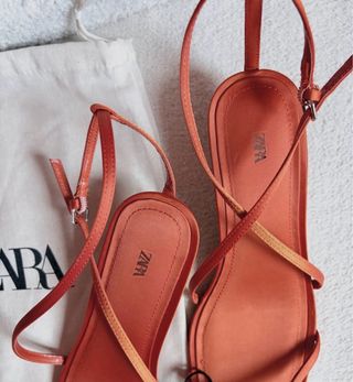 Sandalias Zara Naranja
