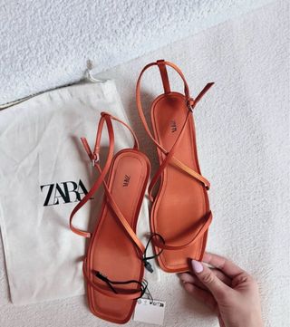 Sandalias Zara Naranja