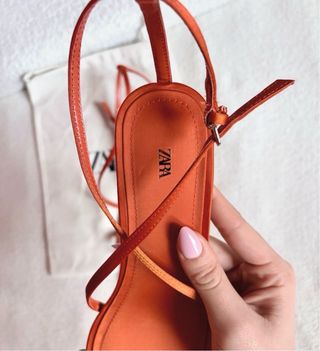Sandalias Zara Naranja