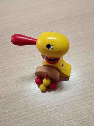 Paperella in legno da spingere