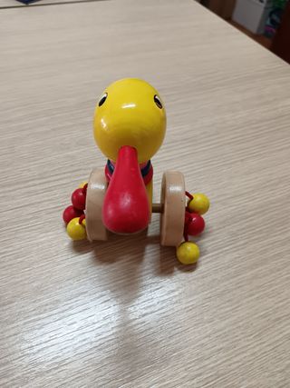 Paperella in legno da spingere