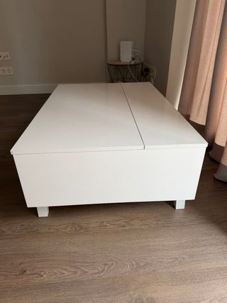 Mesa de centro elevable Line Blanco