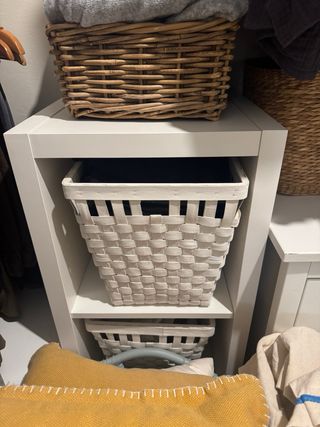 Cestas blancas (2 unidades) KNARRA IKEA.  38x29x30