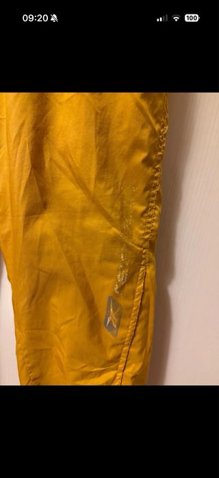 Pantaloni tuta Reebok gialli