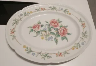 Fuente grande porcelana Johnson Brothers flores