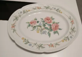 Fuente grande porcelana Johnson Brothers flores