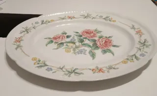 Fuente grande porcelana Johnson Brothers flores