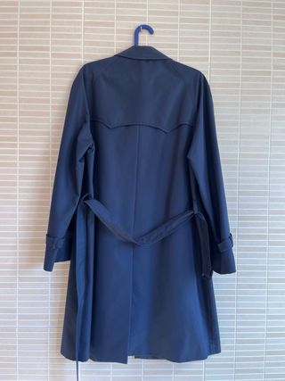 Gabardina azul marino hombre