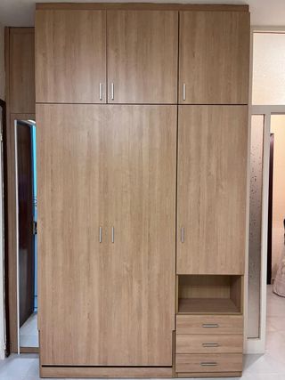Armario modular con cama abatible