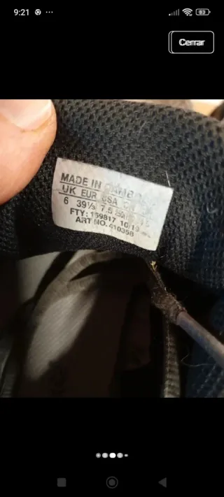 Zapatillas Salomon 39.5