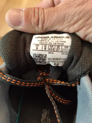 Zapatillas Trail Under Armour Talla 42.5