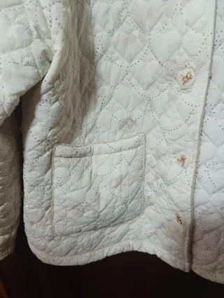 Chaqueta forro ligero interior de tacto lanoso