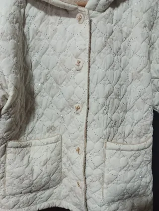 Chaqueta forro ligero interior de tacto lanoso
