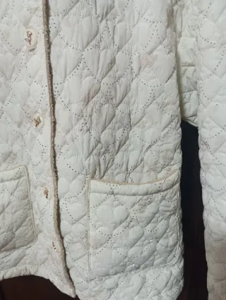 Chaqueta forro ligero interior de tacto lanoso