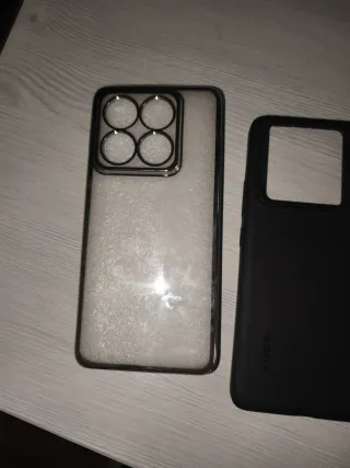 Funda Xiaomi 14/Pro Transparente + Negra