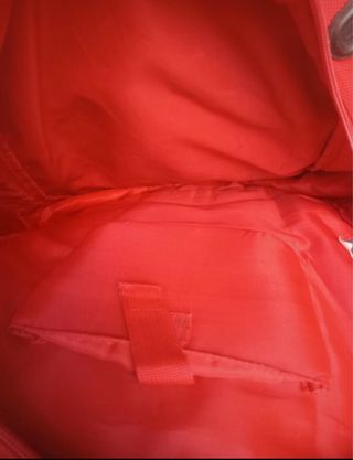 Zaino Ferrari tela rosso con uscita cavo - 3 scomp