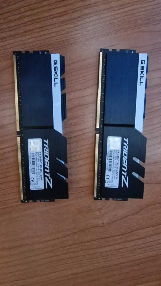 2x 8GB DDR4 G.Skill TridentZ RAM