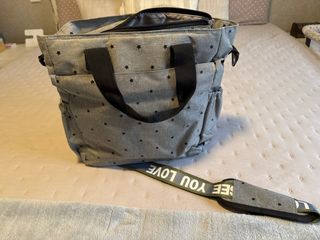 Bolso Carro Bebé Gris Estrellas