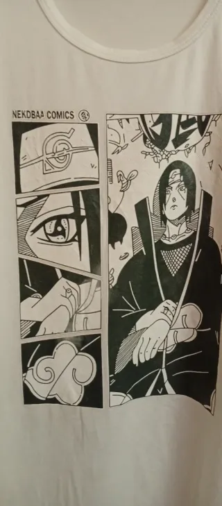 Camiseta Itachi Uchiha Naruto Unisex, Talla S