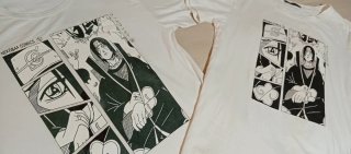 2 Camisetas Itachi Uchiha Naruto Unisex, Talla S