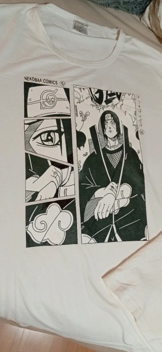 2 Camisetas Itachi Uchiha Naruto Unisex, Talla S
