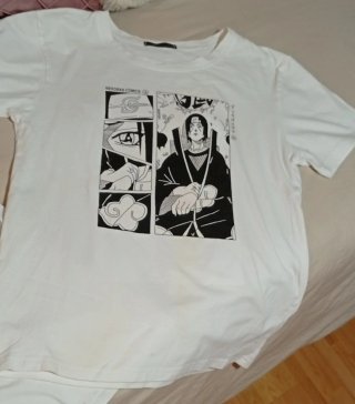 2 Camisetas Itachi Uchiha Naruto Unisex, Talla S