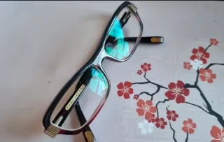 Occhiali Marc Jacobs vintage neri e oro