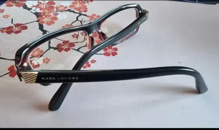 Occhiali Marc Jacobs vintage neri e oro