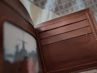 Cartera caballero  marrón